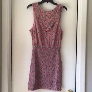 Free people floral fitted tank dress
